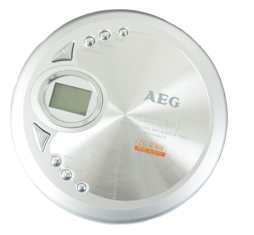 Diskman aeg vcd mp3 - aeg, player